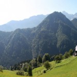 Alps valley in Slovenia