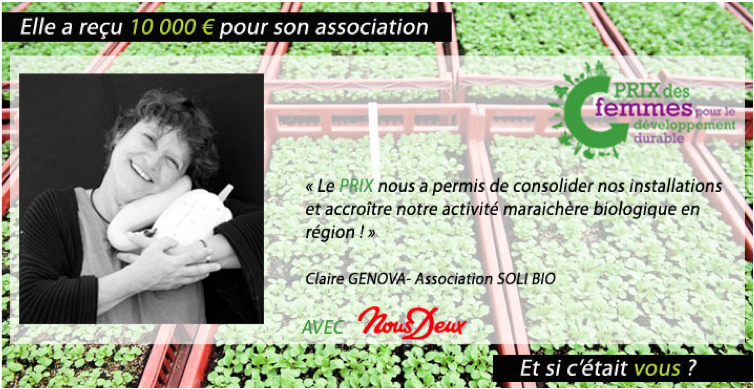 PRIX DES FEMMES POUR LE DEVELOPPEMENT DURABLE