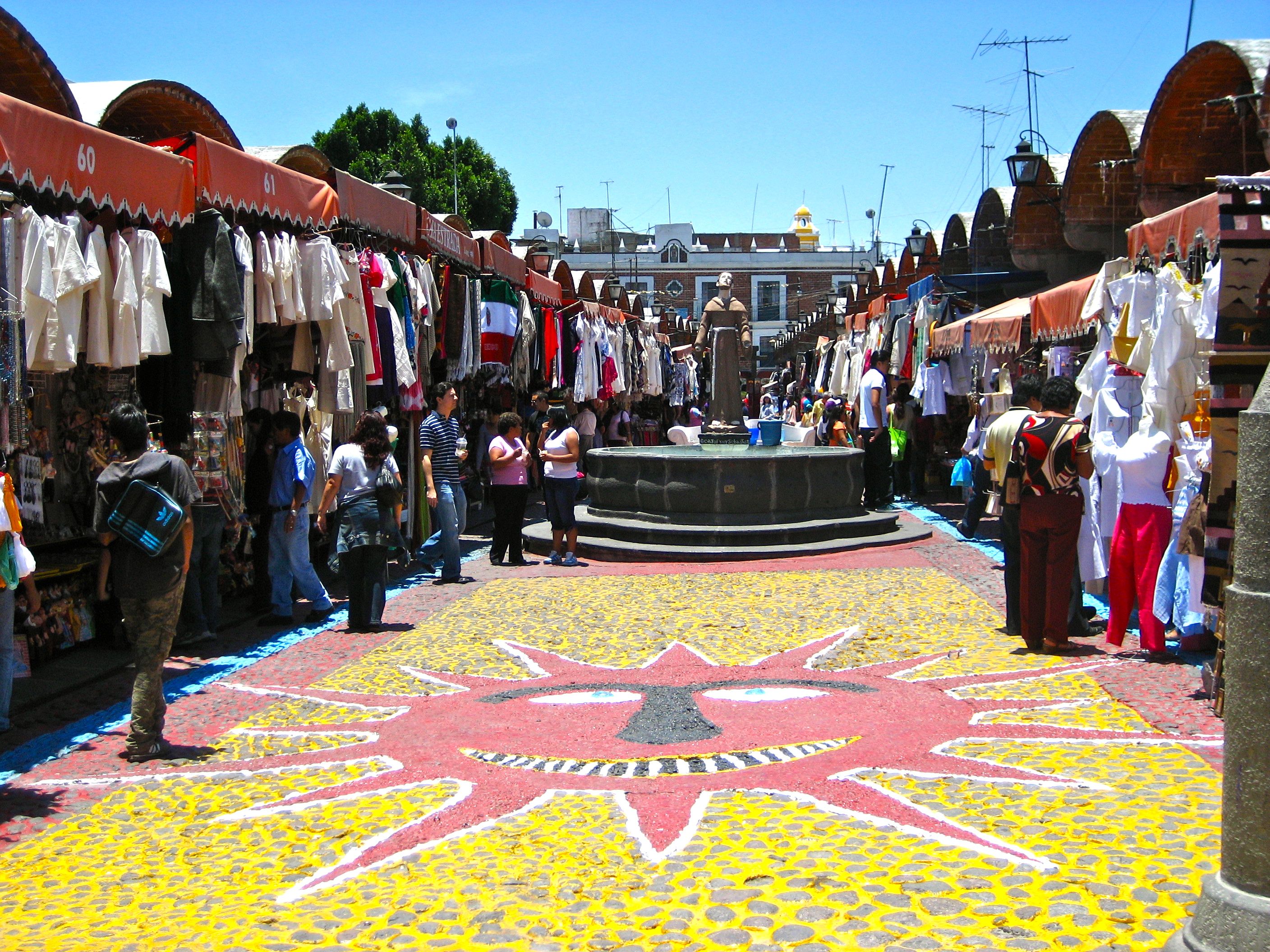 Puebla-Mexique-Marche